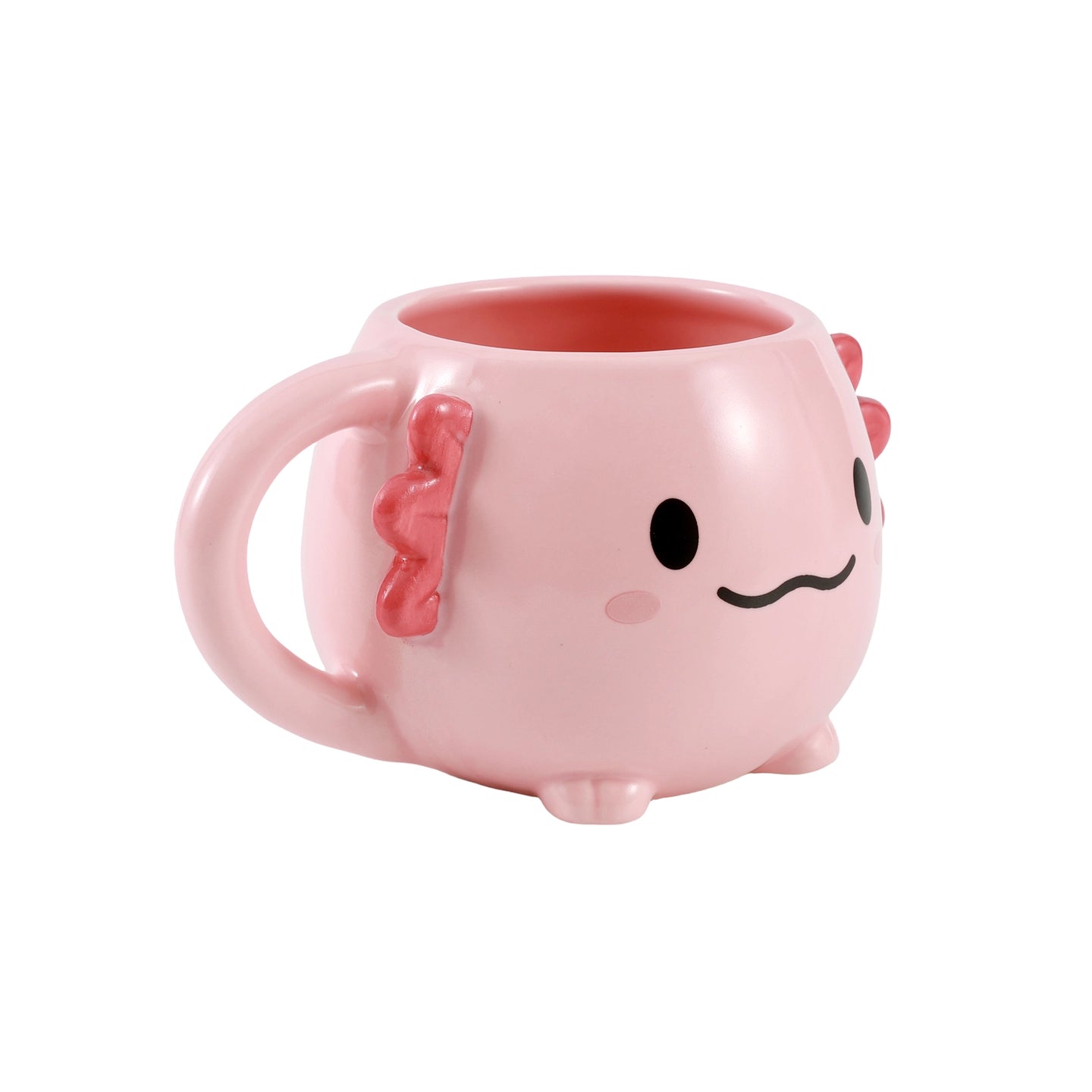 Mug Axolot avec motif animalier sur fond blanc