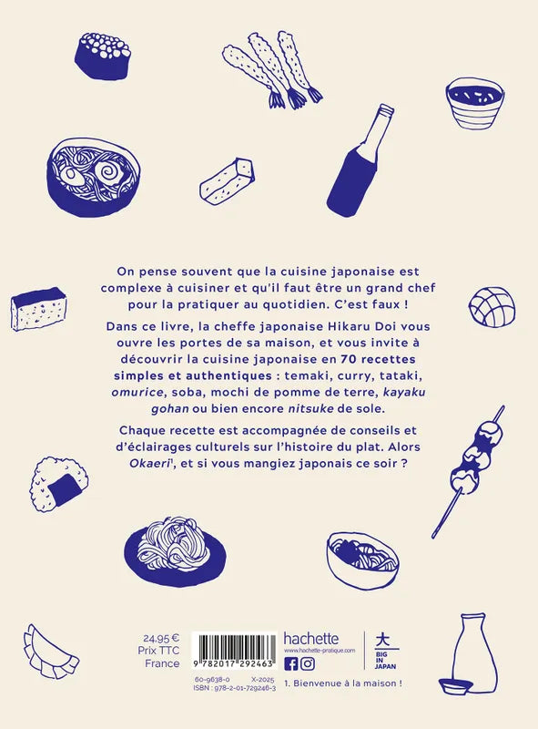 Livre - Okaeri, et si on mangeait japonais ce soir ?