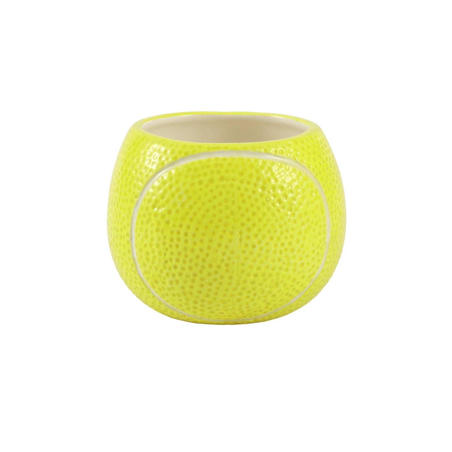 Mug Tennis avec motif de raquette sur fond blanc