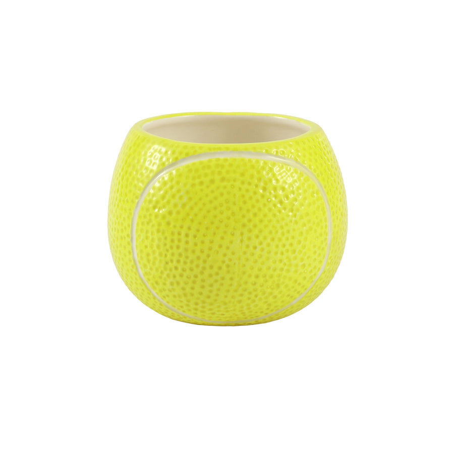 Mug Tennis avec motif de raquette sur fond blanc