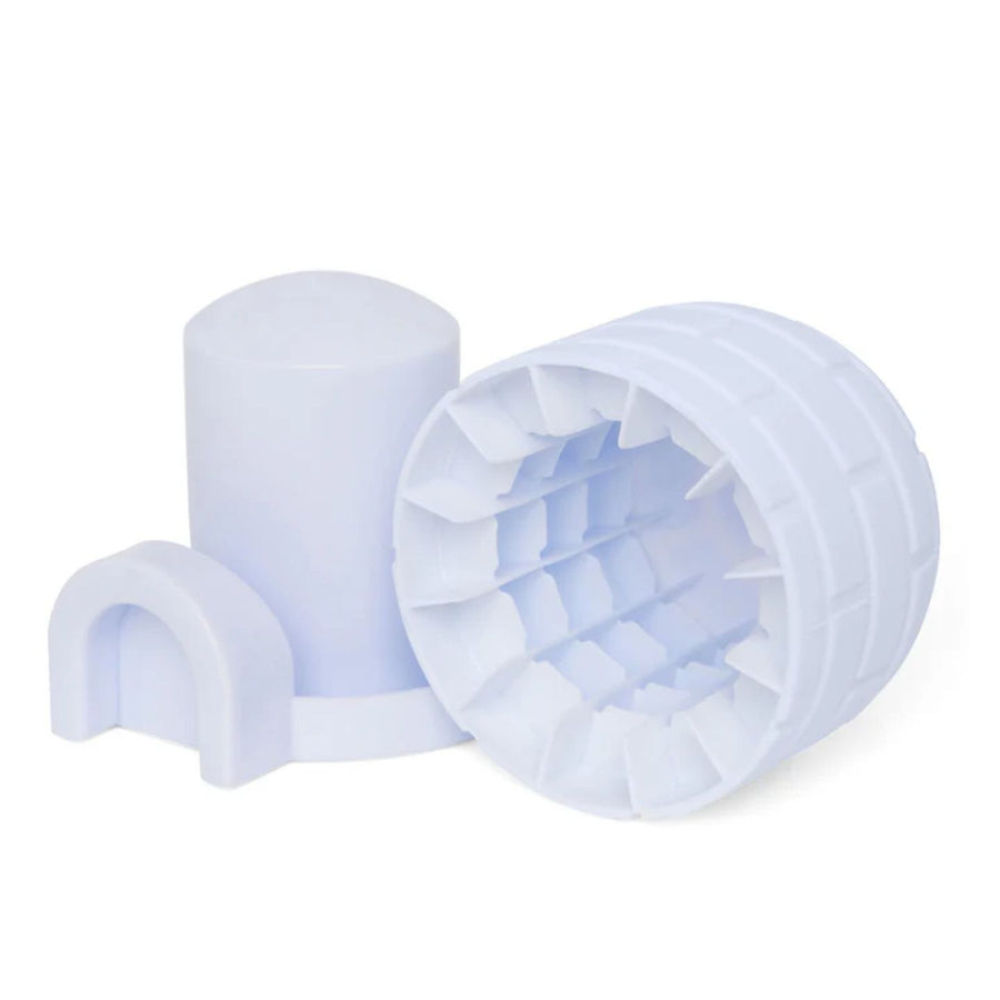 Moule à glaçons igloo avec détails en relief et forme originale