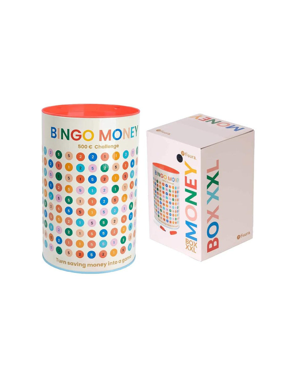 Tirelire XXL en forme de coffre, détail de la fente pour pièces.