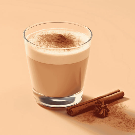 Illustration de la senteur chaï latte pour la bougie personnalisée