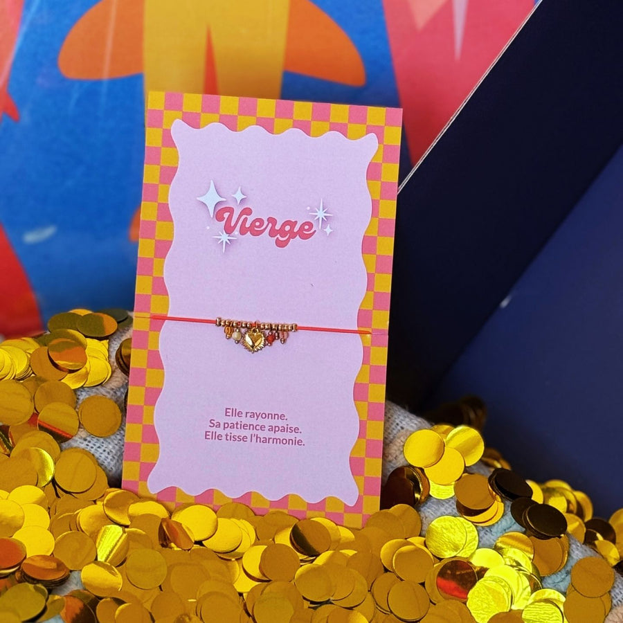 Bracelet Astro Vierge avec détails délicats et pierres brillantes