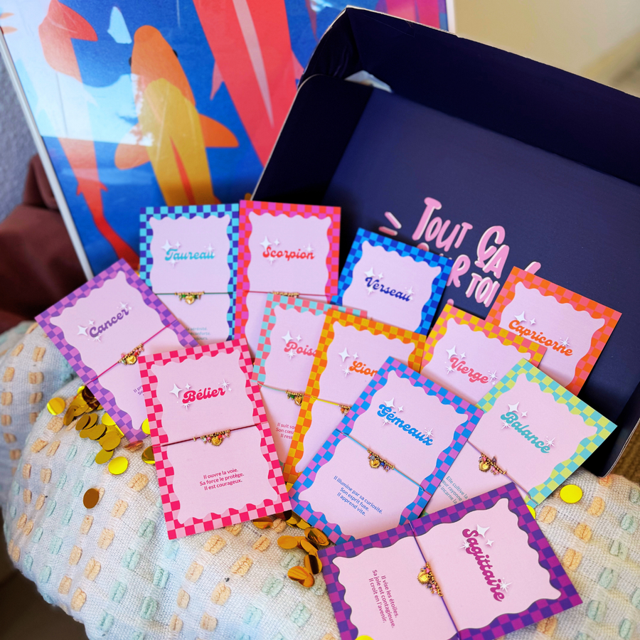 Bracelet Astro Poisson en acier inoxydable, vue de près