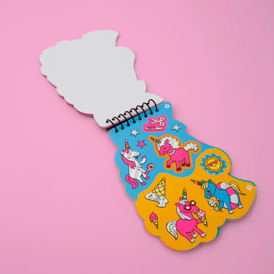 Carnet d'activités 200 stickers - Licorne