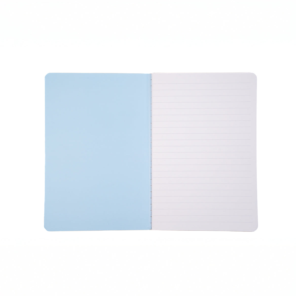 Carnet à rayures avec teckels mignons sur la couverture