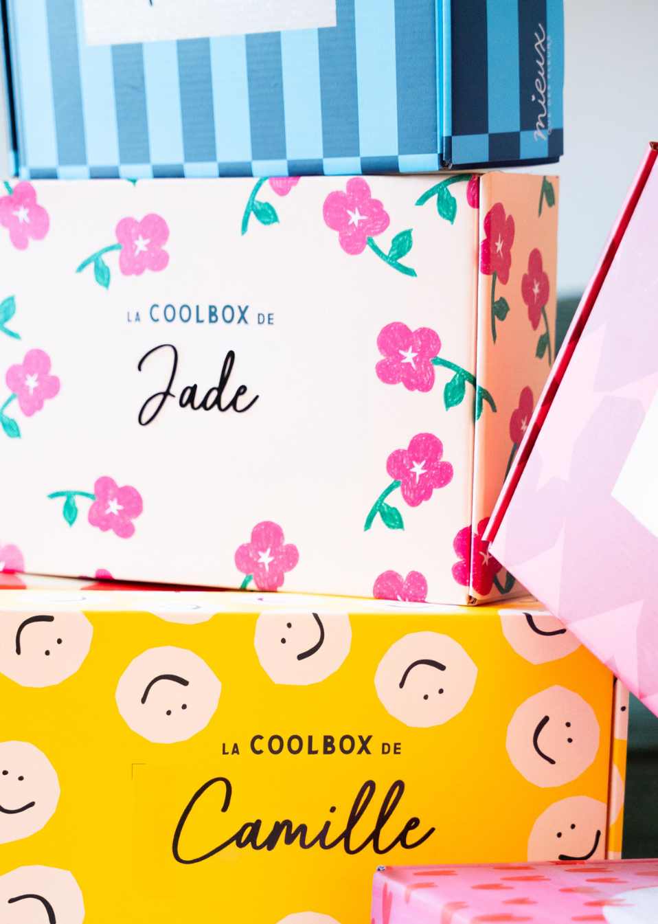 Coolbox personnalisable avec votre prénom motif coloré pour vos cadeaux