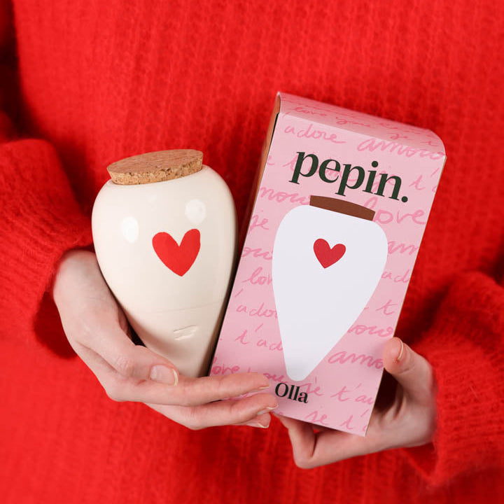 Diffuseur d'eau en terre cuite avec texture naturelle