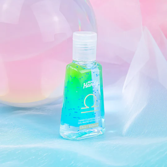 Gel pour les mains avec motif du signe de la Balance