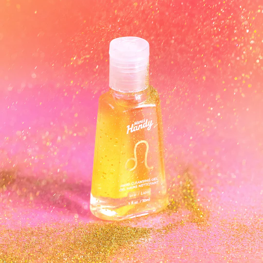 Gel pour les mains avec motif du signe du Lion.
