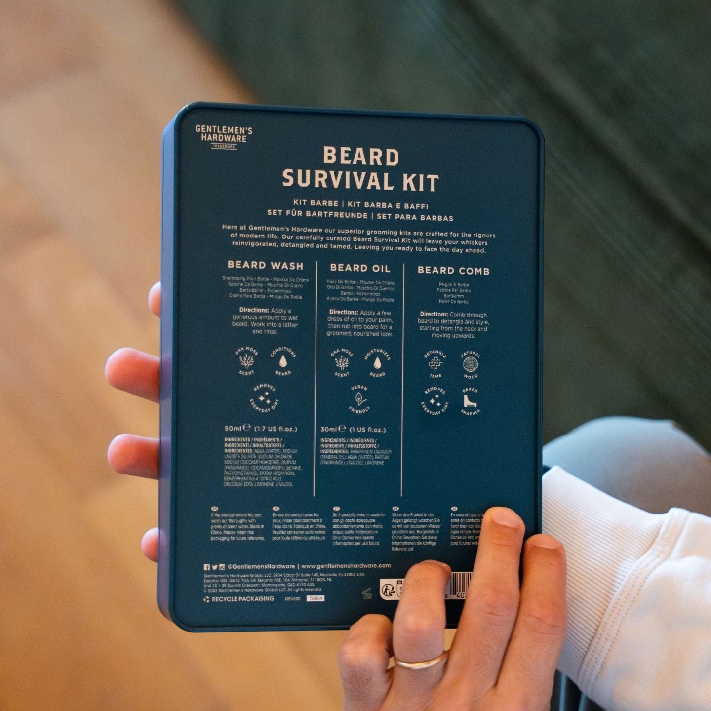 Grand kit pour faire survivre sa barbe