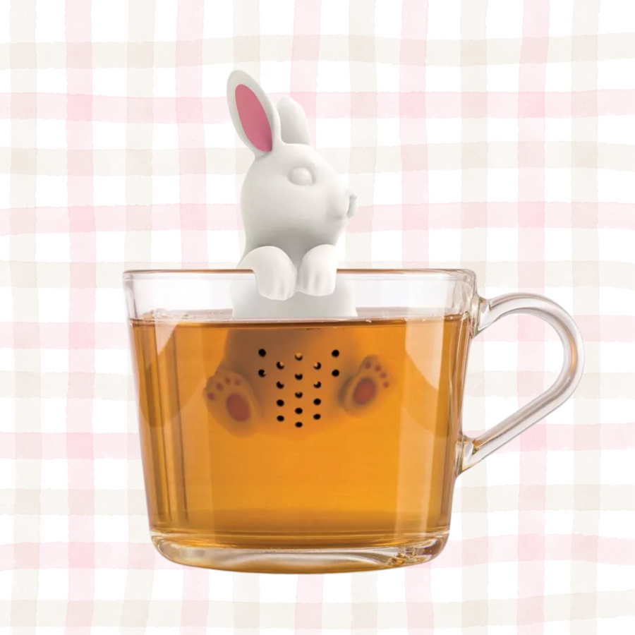 Infuseur à thé Bad Bunny avec pattes en forme de lapin