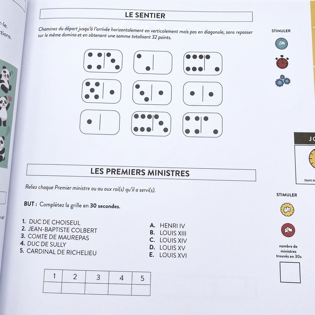 Couverture du livre sur l'entraînement cérébral en gros plan