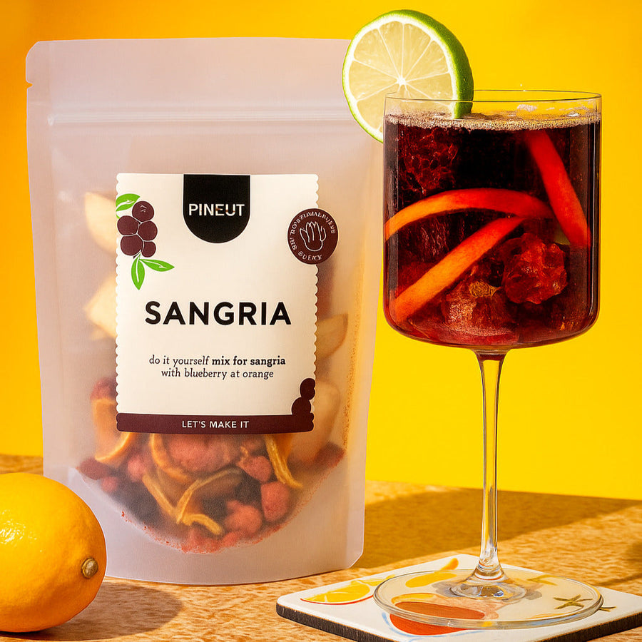 Mélange pour Sangria avec fruits secs en gros plan