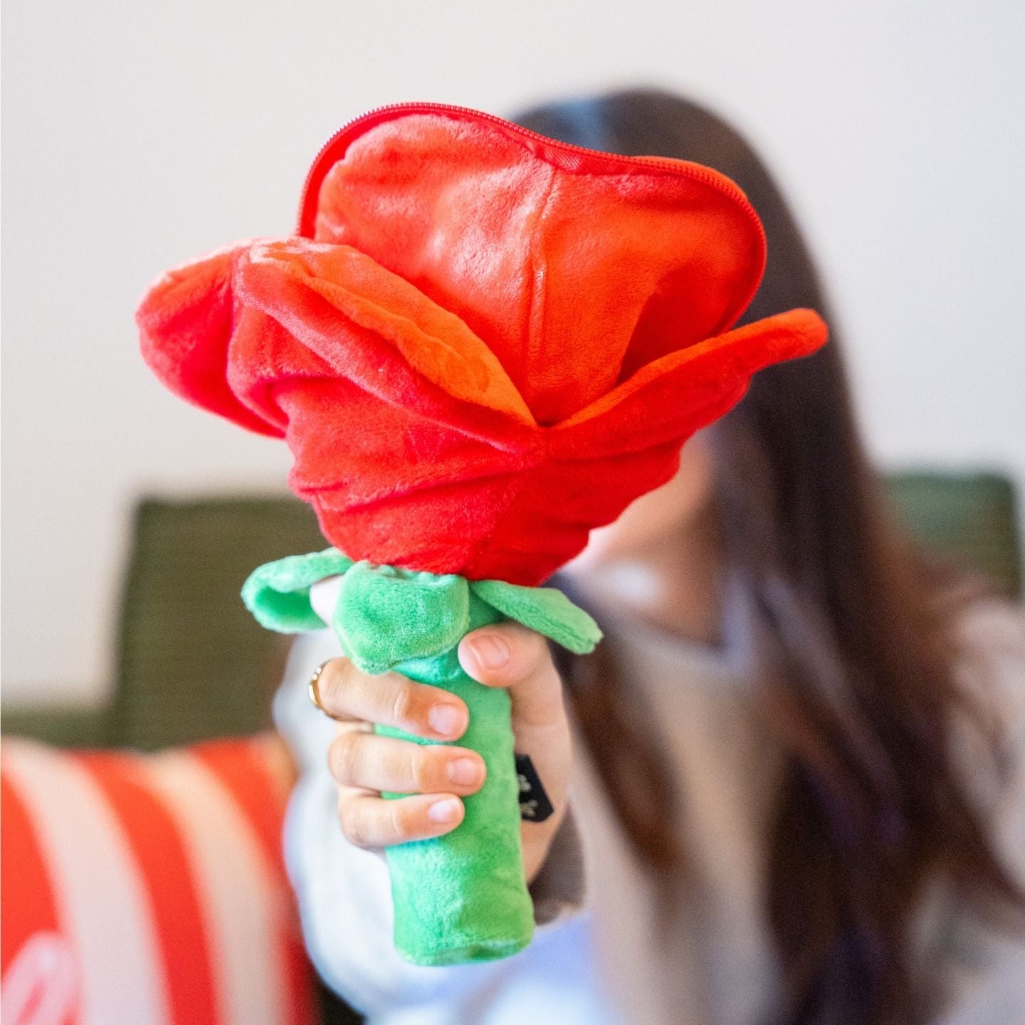 Peluche 2 en 1 Coeur et Fleur