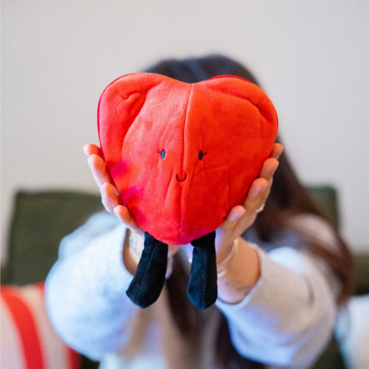 Peluche 2 en 1 Coeur et Fleur