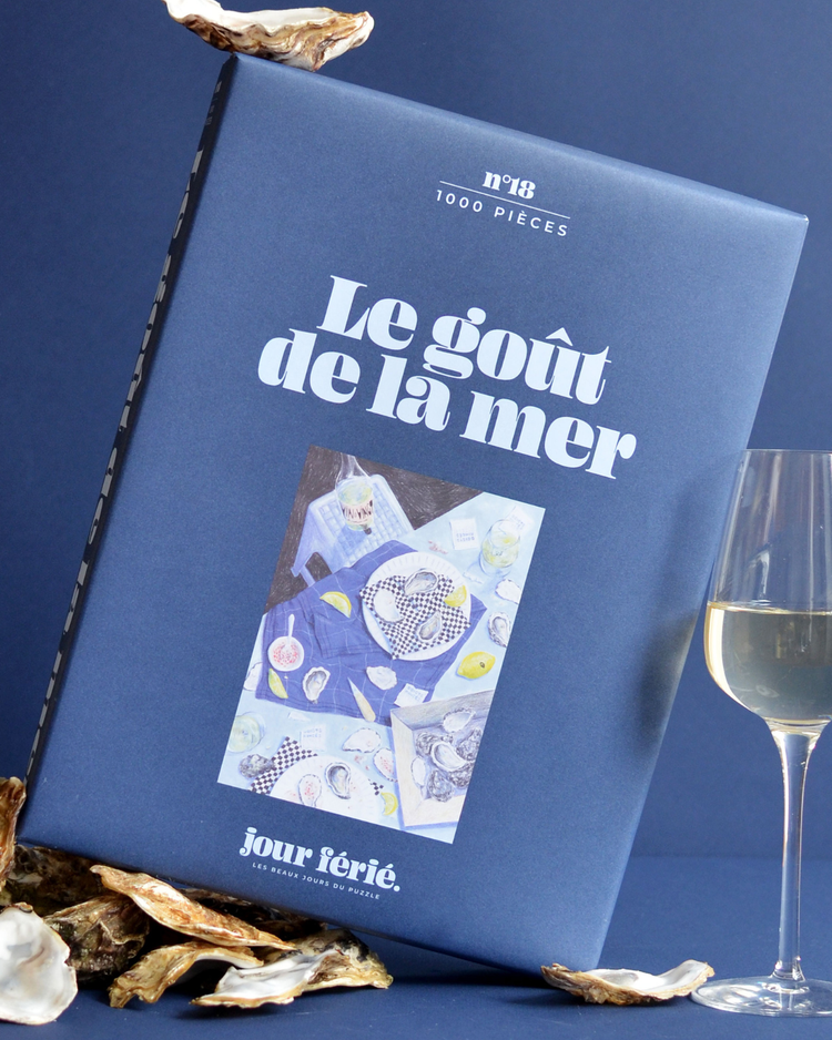 Puzzle de 1000 pièces illustrant des plaisirs marins humoristiques