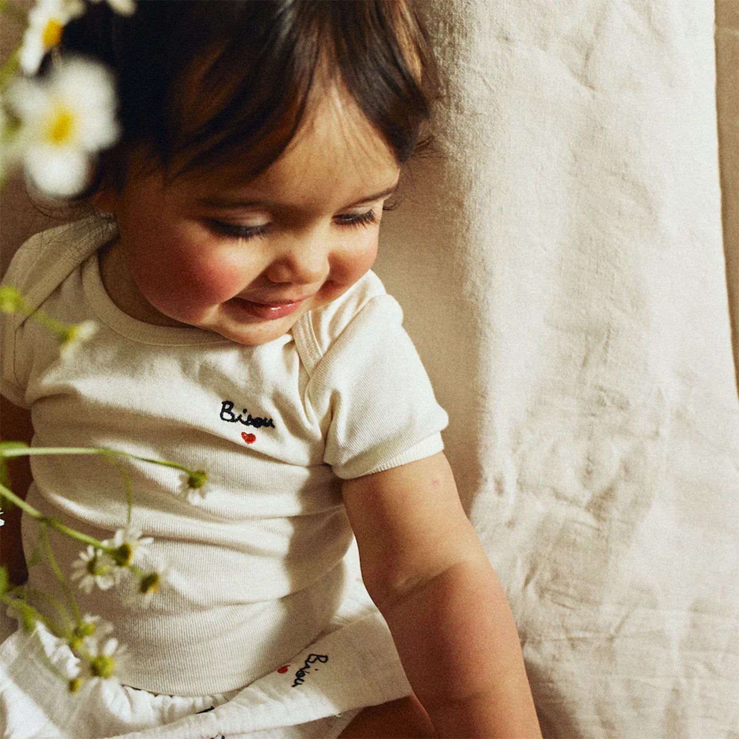 Tshirt enfant "Bisou" - Mieux Que Des Fleurs