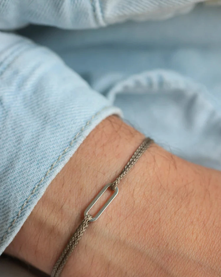 Bracelet Petit maillon en argent 925 avec maillons délicats