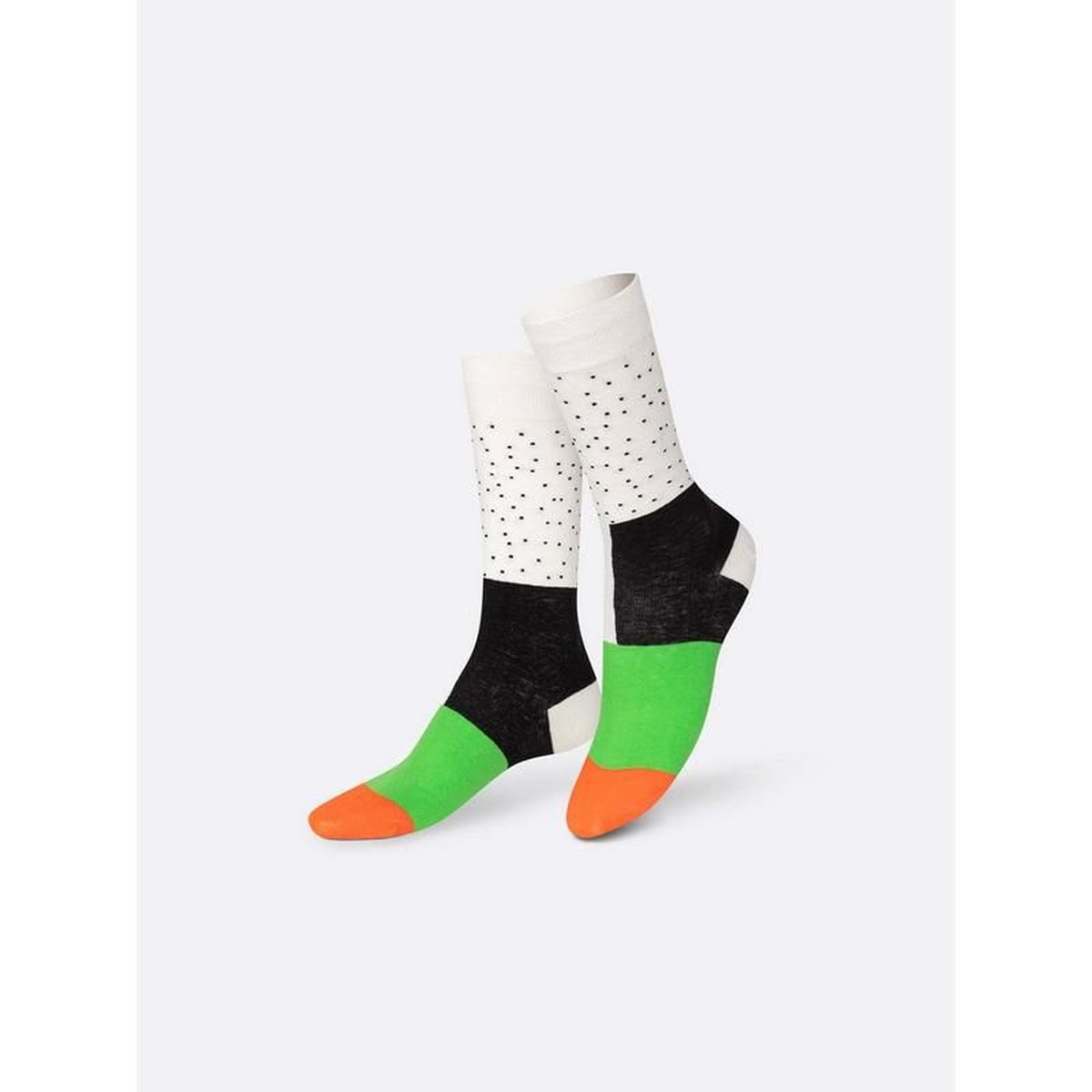Chaussettes présentées comme un plateau à sushi coloré