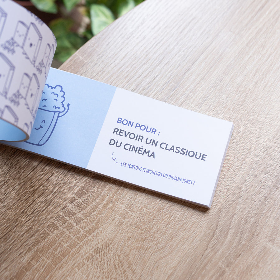 Chéquier pour Papa avec motifs ludiques et couleurs vives