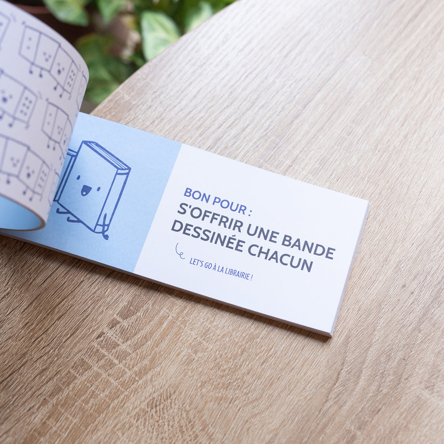 Chéquier pour Papa avec motifs ludiques et couleurs vives.