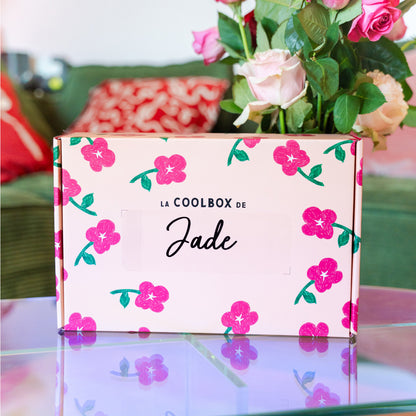 Coolbox personnalisable avec motif floral coloré