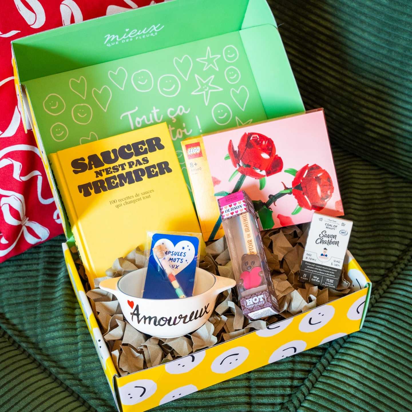 Coolbox personnalisable avec motif de sourire joyeux