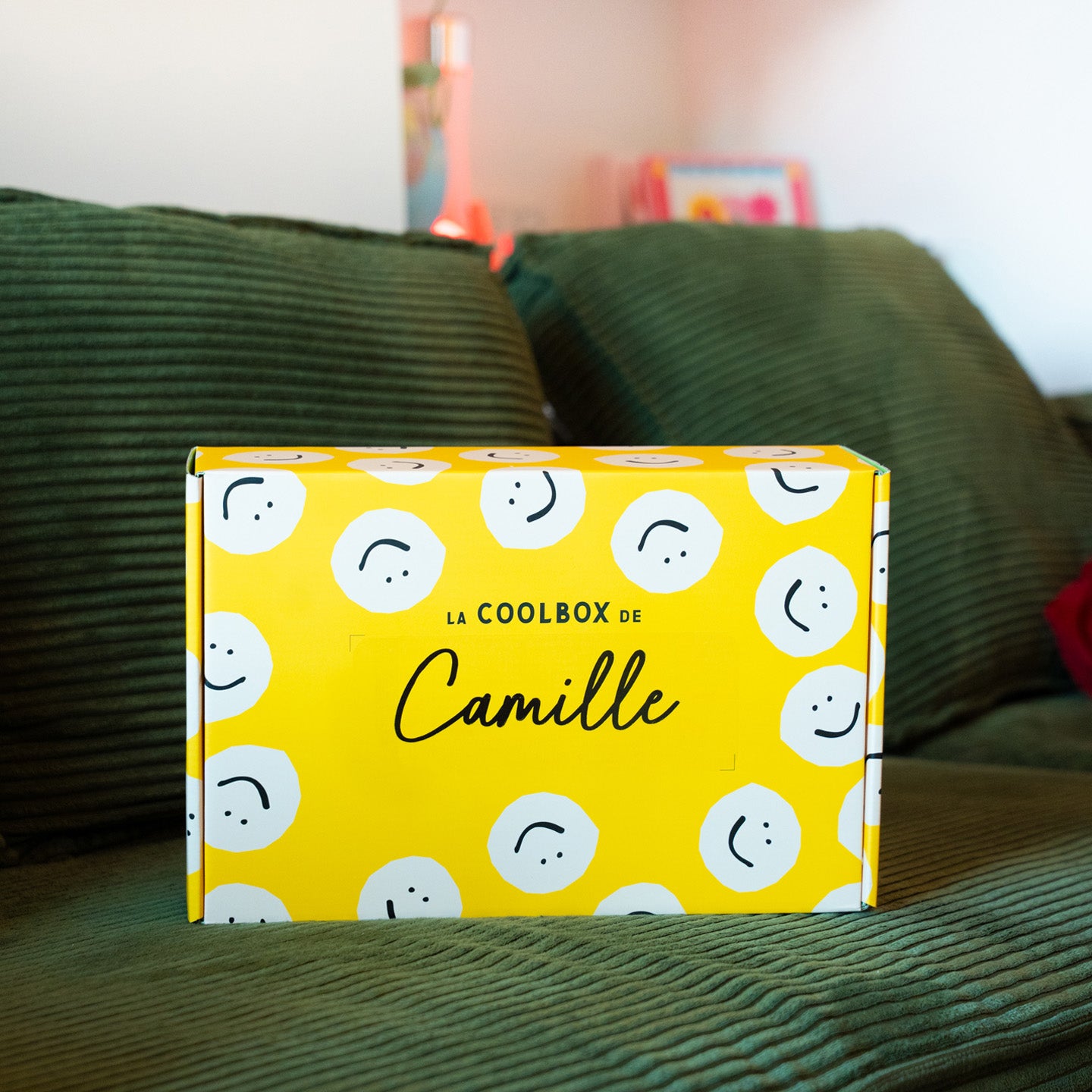 Coolbox personnalisable avec motif joyeux et espace pour texte