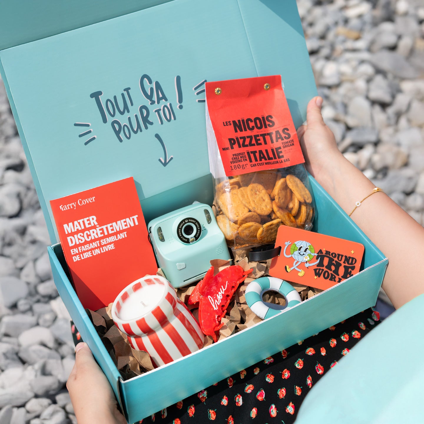 Cool box personnalisable avec motif estival coloré