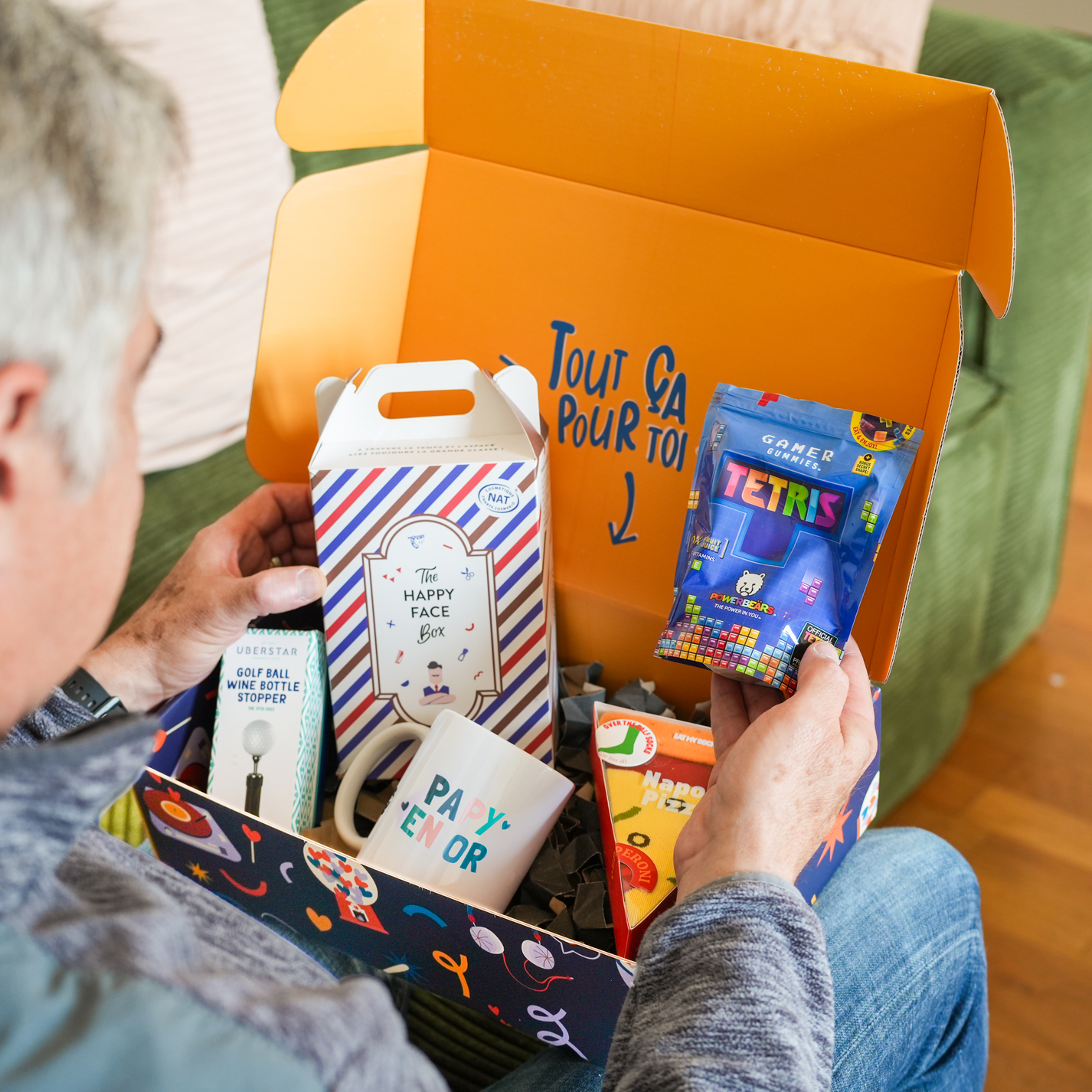 Cool box personnalisable avec illustration colorée et texte
