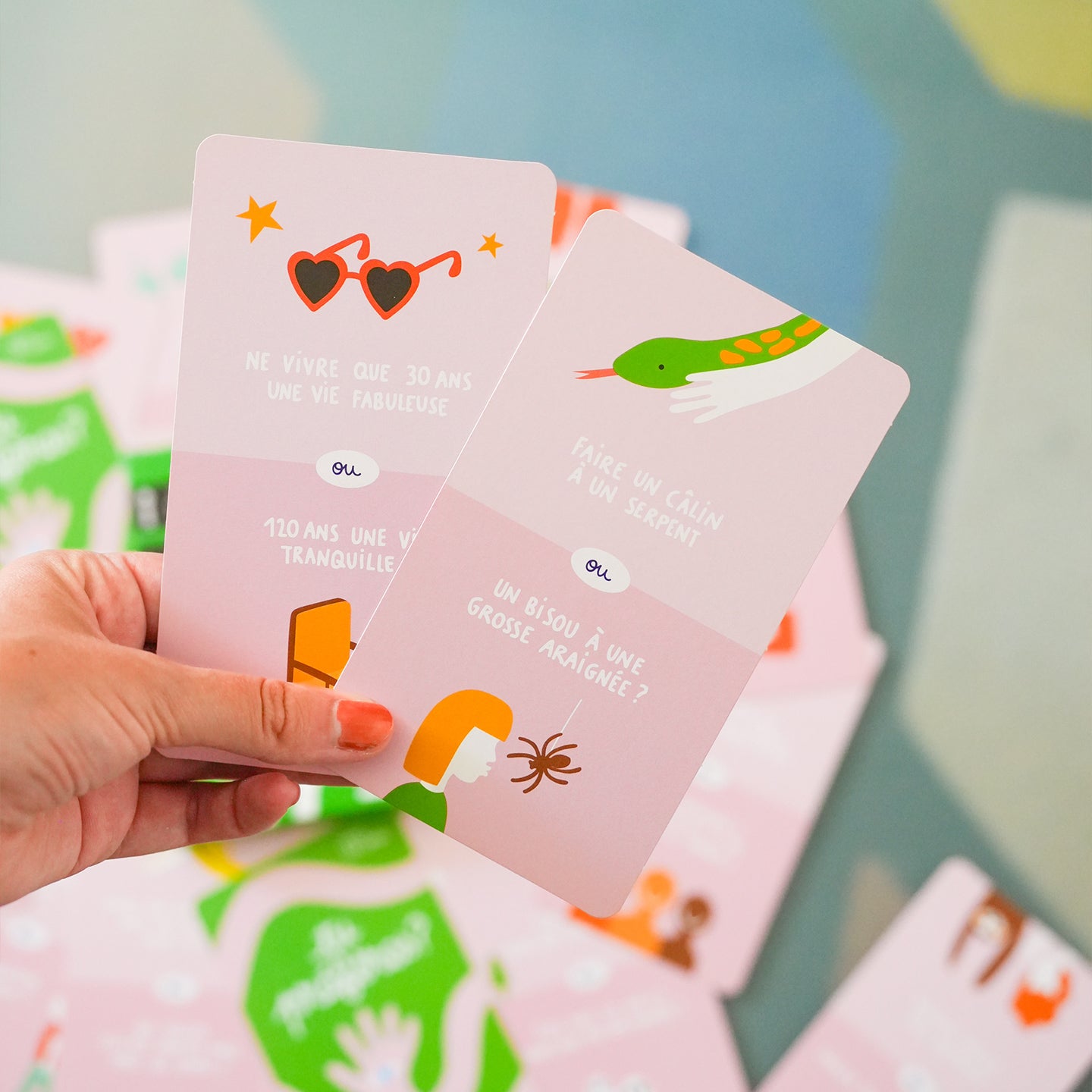 Jeu de cartes tu préfères ? pour les enfants - Mieux que des fleurs