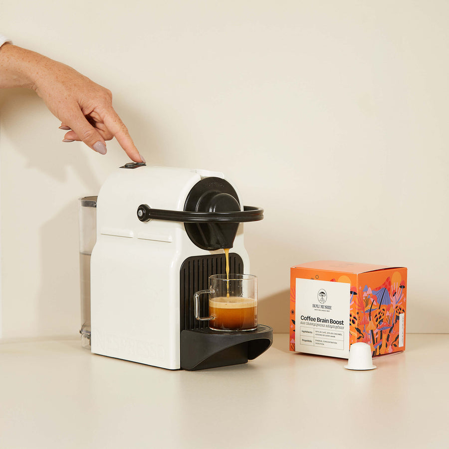 Dosettes de café aux champignons avec texture biodégradable