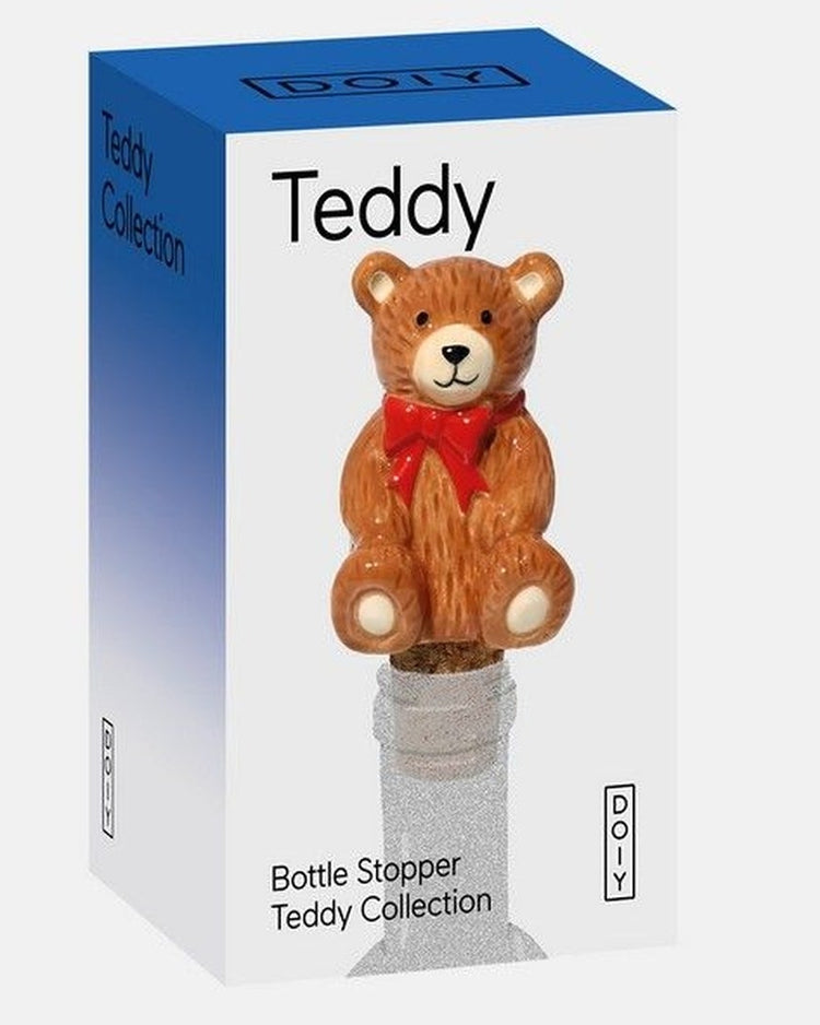 Bouchon de bouteille nounours avec texture douce et ronde