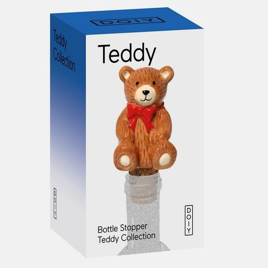 Bouchon de bouteille nounours avec texture douce et ronde