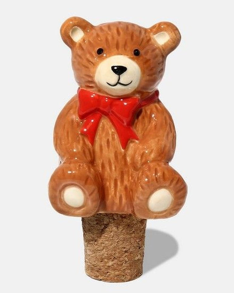 Bouchon de bouteille nounours avec texture douce et mignonne