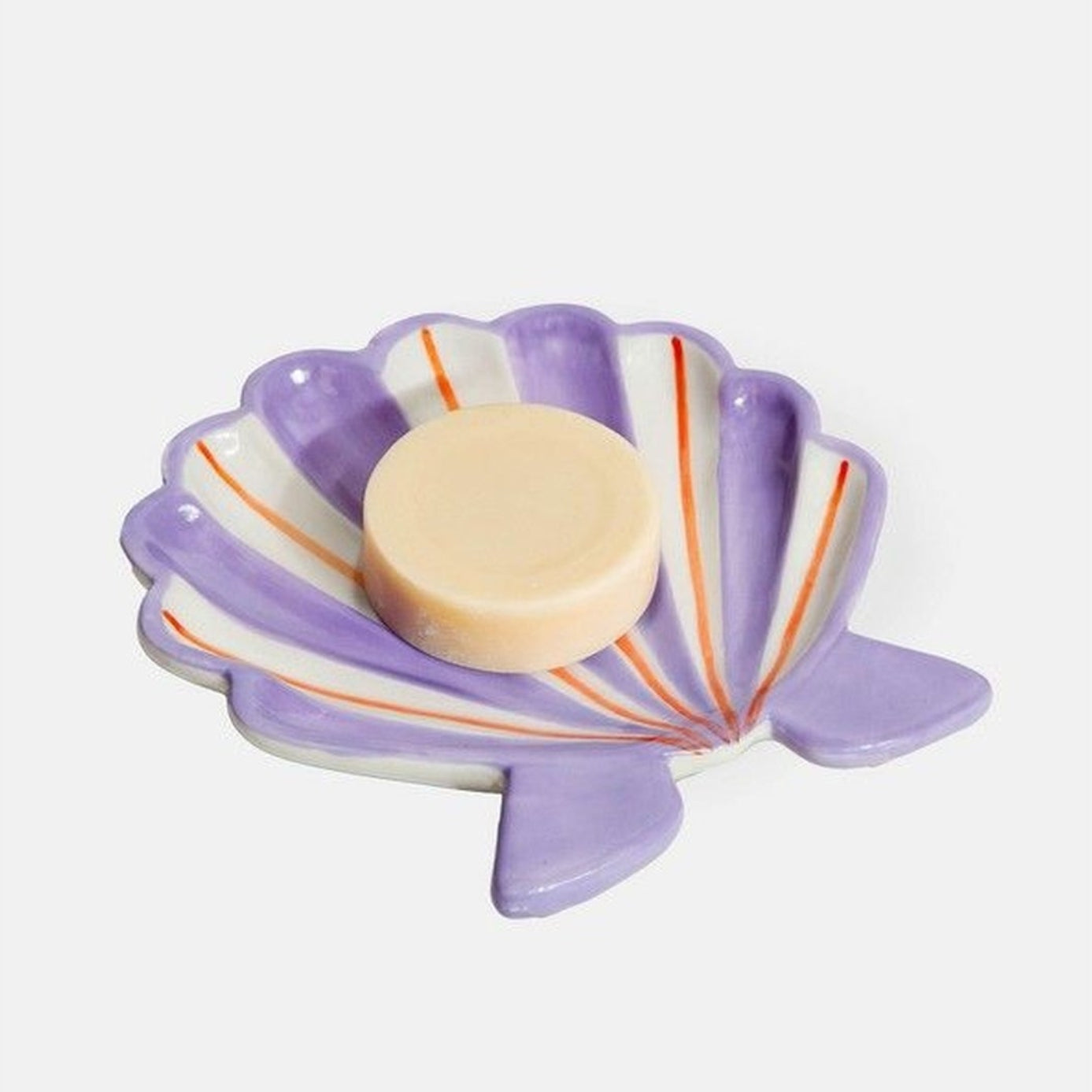 Vide poche Océan en forme de coquillage, texture lisse