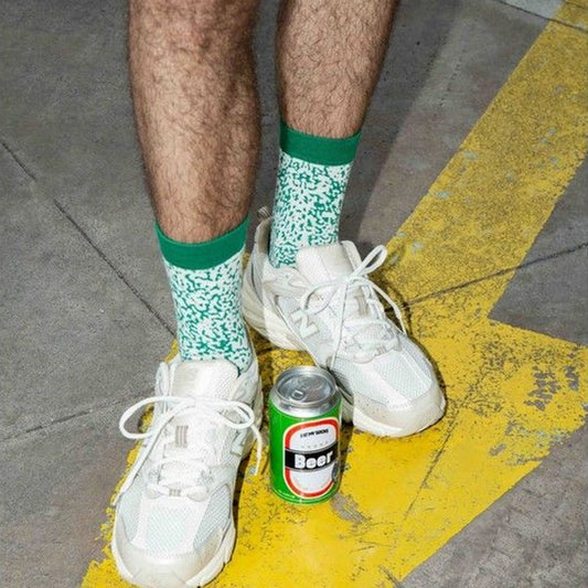 Chaussettes en forme de canette de bière, motif amusant