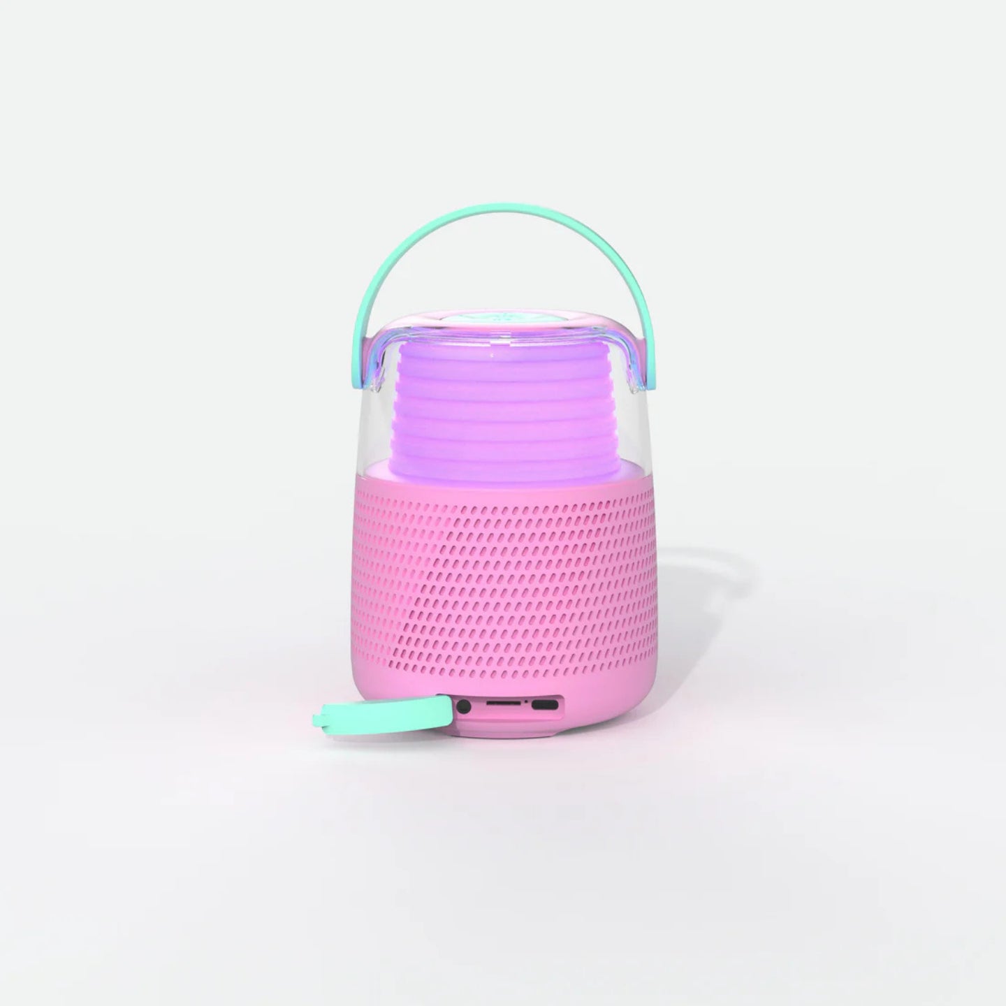 Enceinte Bluetooth lumineuse avec micro sans fil en détail