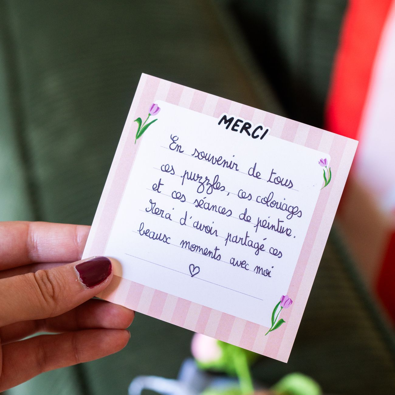 Fleur - Merci de m'avoir aidé à grandir