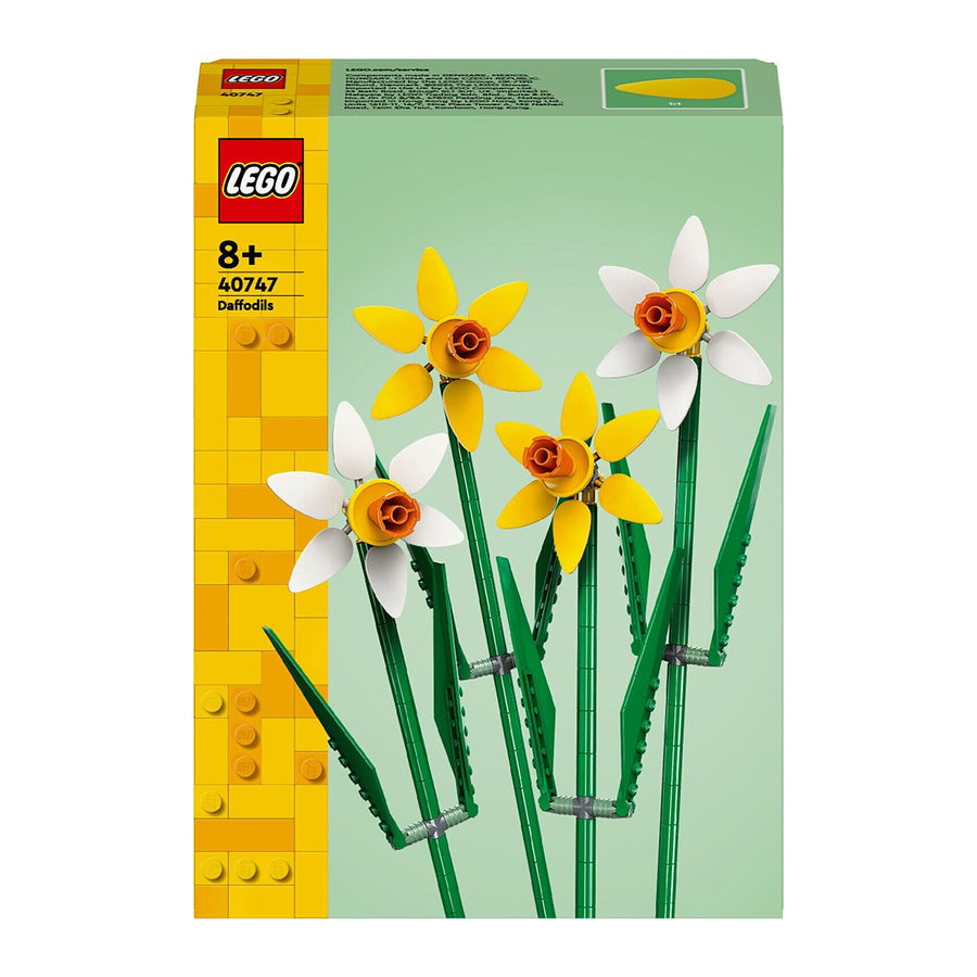 Bouquet de jonquilles Lego avec détails en jaune vif