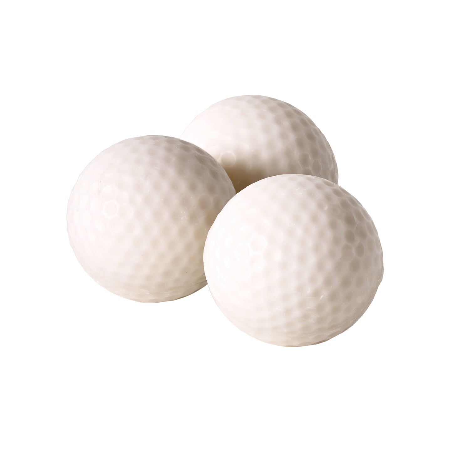 Savon en forme de balle de golf avec texture détaillée