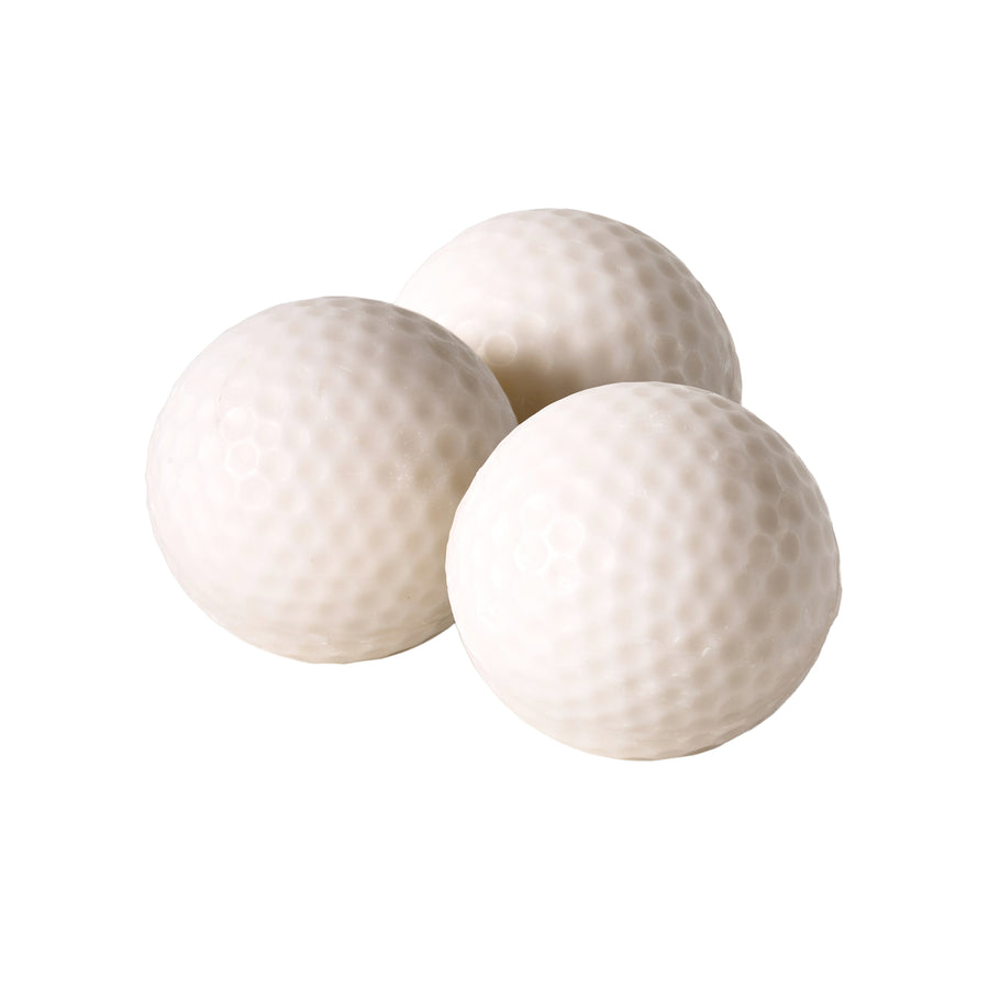 Savon en forme de balle de golf avec texture détaillée