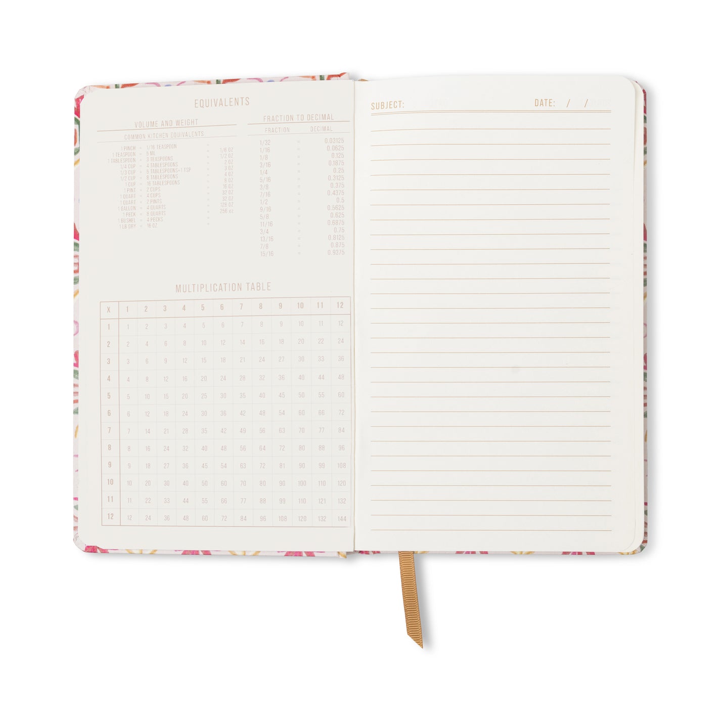 Carnet avec motif tulipe sur fond texturé, papier épais