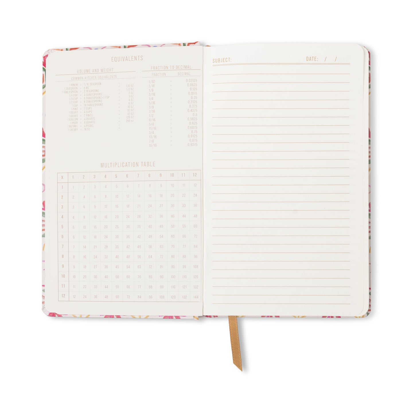 Carnet avec motif tulipe sur fond texturé, papier épais