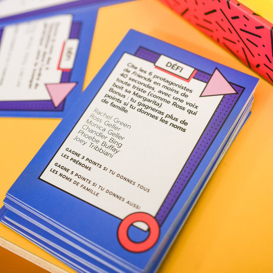 Boîte du jeu Crazy Quiz avec design rétro coloré