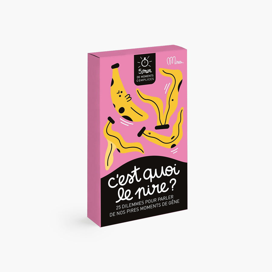 Couverture du jeu de débats avec illustrations colorées