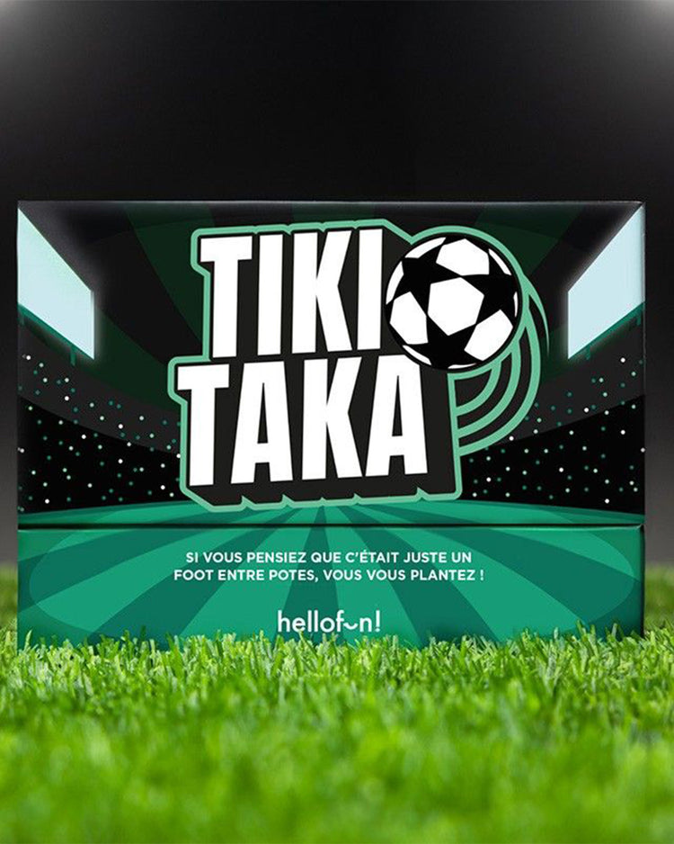Jeu de cartes Tiki Taka avec illustrations de football