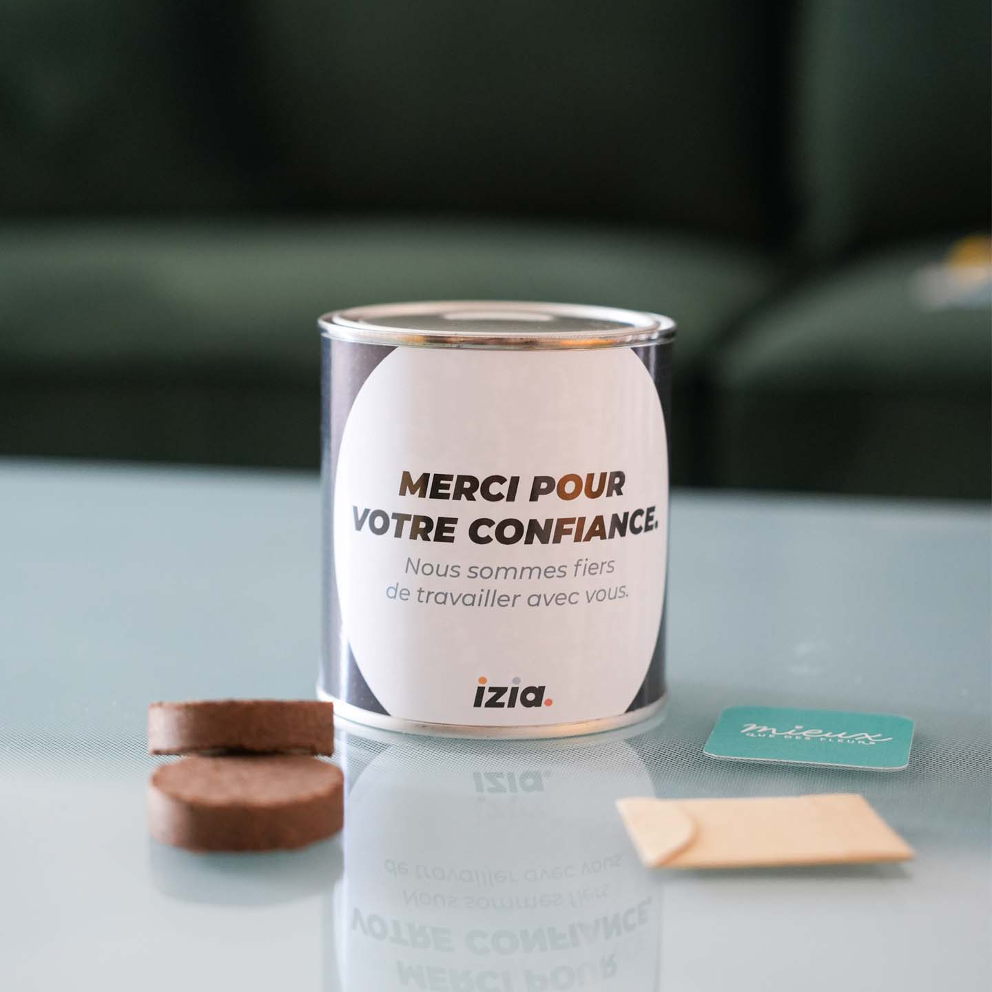 Kit à planter personnalisé pour les entreprises